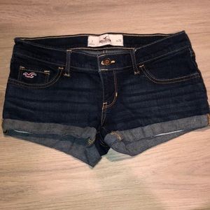 Hollister Denim Shortie Shorts
